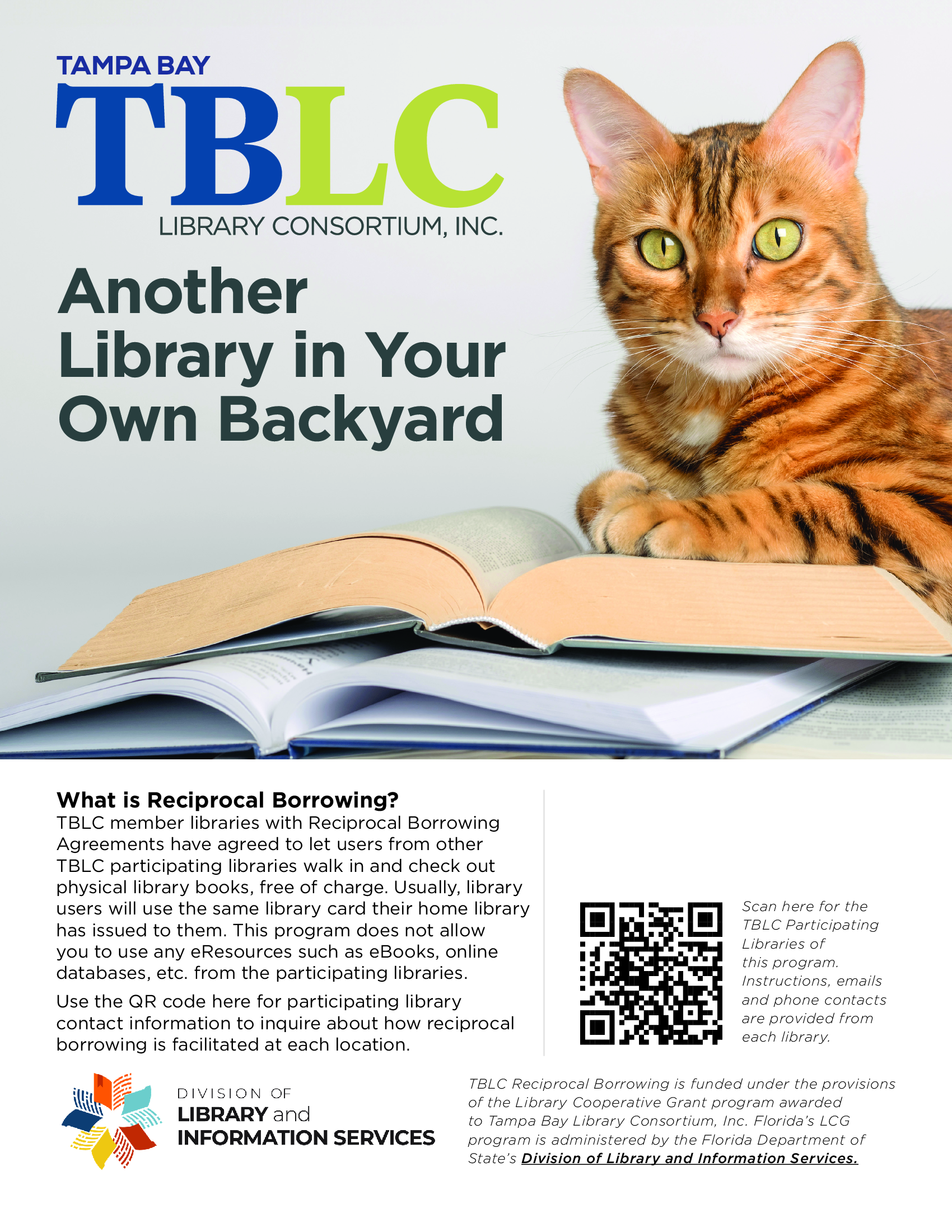 Reciprocal borrowing cat marketing poster